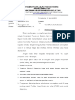 Surat Sosialisasi Lewat Takmir Mushola