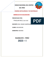 Simbolos en Soldadura Tarea PDF