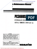 Komatsu Pc308uslc 3 Operation and Maintenance Manual Njptc07900