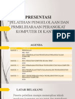 Materi Presentasi Pengelolaan Dan Pemeliharaan Perangkat Komputer Di Kantor