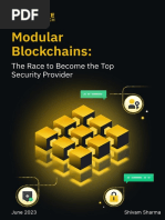 Modular Blockchains The Race To Become The Top Security Provider2