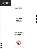 Jul'23 English Form 5