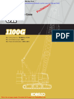 Kobelco Hydraulic Crawler Crane Ck1100g Spec Book