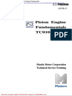 Mazda Technical Service Training Piston Engine Fundamentals