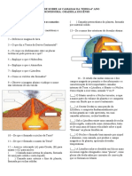 Exercicios Camadas Terra e Vulcão