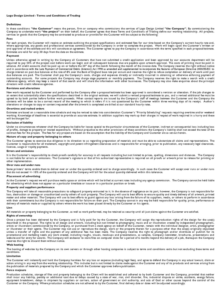 TERMS & CONDITIONS