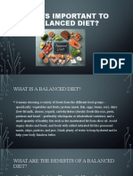 Why Its Important To Eat Balanced Diet