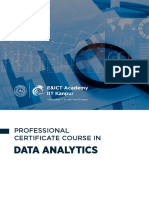 Professional Certificate Course in Data Analytics E & ICT Academy, IIT Kanpur - Updated 4-05-2023