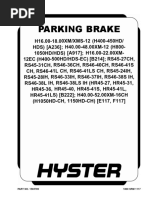 Parking Brake Hyster H18XM-12EC