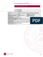 Proyecto/Guía Docente de La Asignatura para El Curso 2022-2023