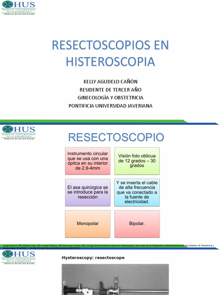 Resectoscopia en Histeroscopia: Usos y Ventajas | PDF | Ablación | Medicina