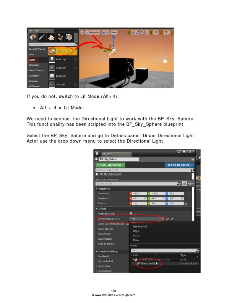 UE4 Beginners Quick Start Guide v2part3 PDF Window