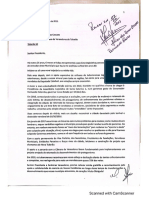 Carta de Renúncia - Joares Carlos Ponticelli