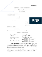 Exhibit I - Judicial Affidavit - Ariana Grande