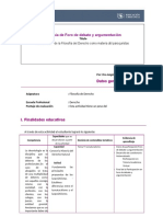 Guia de foro de debate y argumentación