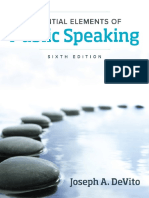 Essential Elements of Public Speaking 6th Edition (John A Devito)