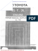 Toyota 2l T 3l Engine Repair Manual
