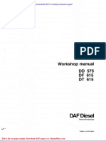 Daf Dt615 Workshop Manaual Engine