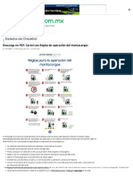 Cartel Con Reglas de Operación Del Montacargas