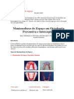 Mantenedores de Espaço