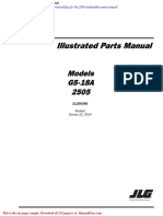JLG g5 18a 2505 Telehandler Parts Manual