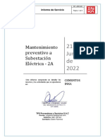 Informe Tps - 620 Mantenimiento Preventivo A Sub-Estacion Electrica - 2a