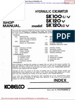 Kobelco Sk100l V Sk120 V Sk120lc V Shop Manual S5lp0008e GB