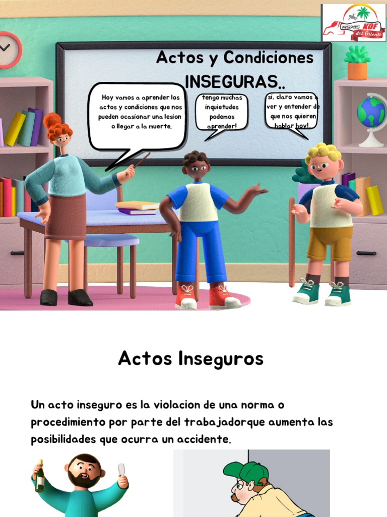 Actos y Condiciones Inseguras en el Trabajo | PDF