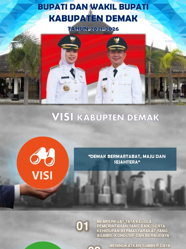 Visi Dan Misi - Materi Bupati | PDF