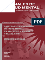 Estudio Epidemiológico de Salud Mental en Ayacucho, Cajamarca y Huaraz