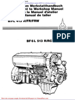 Deutz Engine Bf6l513r Workshop Manuals