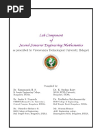 Mathslabmanual Vtu