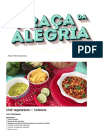 Chili Vegetariano - Culinária - Praça Da Alegria - RTP