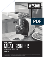Manual Picadora de Carne