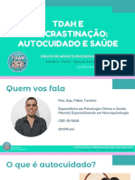 Tdah e Procratinação Autocuidado e Saúde