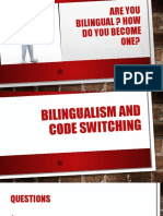 M L 2 Billingualism and Multilingualism SC