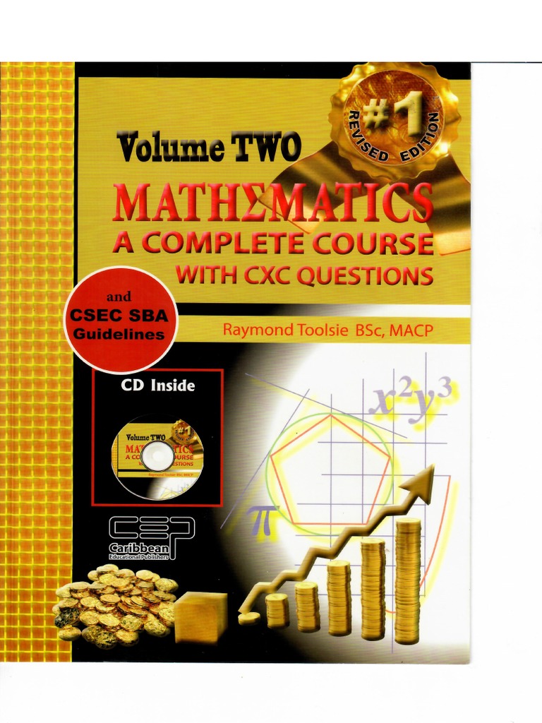 Mathematics A Complete Course With CXC Questions Volume 2 | PDF