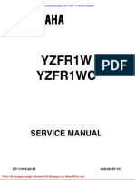 Yamaha Yzfr1 2007 r1 Service Manual