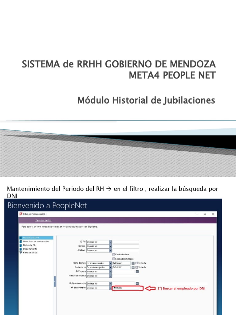 Sistema Meta4 People Net - Sistema de RRHH | PDF