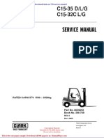 Clark SM 709 Service Manual