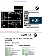 BMW 318ti 1998 Electrical Troubleshooting Manual