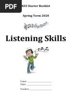 KS3 Listening Starter Booklet