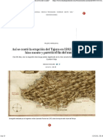 Así Se Contó La Erupción Del Tajuya en 1585