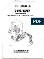 Takeuchi Compact Excavator Tb15 120 Parts Manual