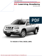 Nissan X Trail 2 0 Turbo Diesel Engine m9r Training Manual