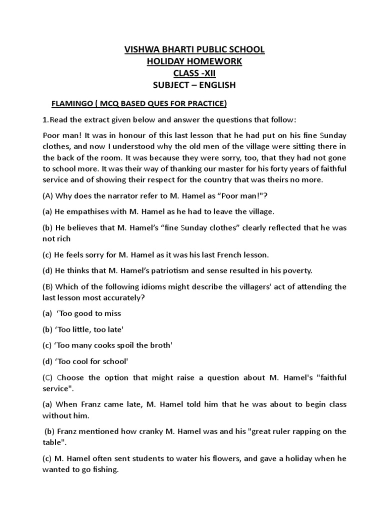 12 Eng Worksheet Pdf Poetry