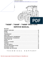 New Holland t4030f t4040f t4050f Tractors Service Manual