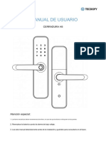 Manual de Instalación Cerradura Inteligente H5 Tecdofy