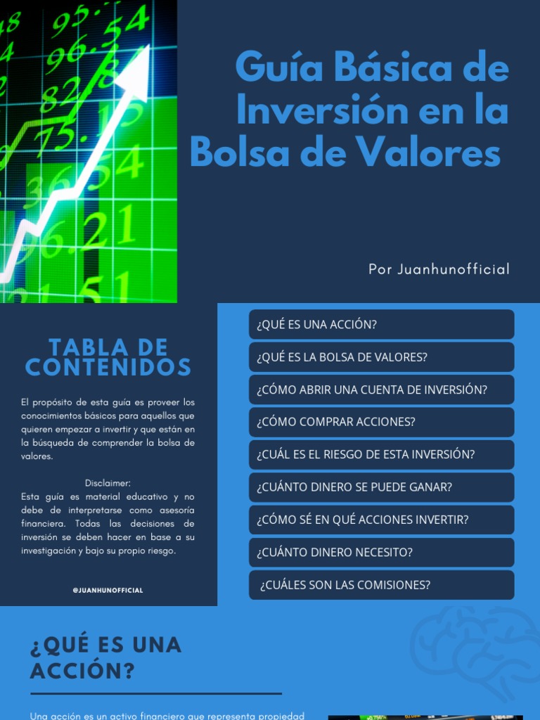 Guía Básica para Invertir en Bolsa | PDF | Compartir (Finanzas) | Bolsa