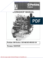 Perkins Engines Workshop Manual